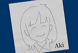 髪飾り作家：aki似顔絵