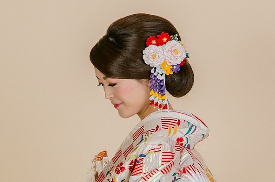 創作、髪飾り|振袖・ブライダル・袴・７５３|大阪・日産呉服・和田甚、地下鉄都島店