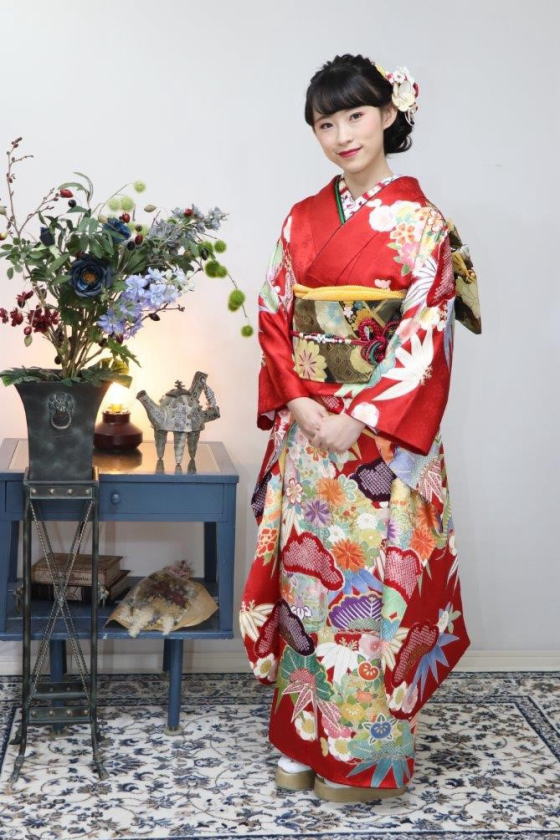 正絹最高級、名匠吉澤友禅・手描き桶絞り振袖【FRO-2024】|高級振袖レンタル|大阪都島、日産呉服・和田甚 正絹最高級、名匠吉澤友禅・手描き桶絞り振袖【FRO-2024】|高級振袖レンタル|大阪都島、日産呉服・和田甚
