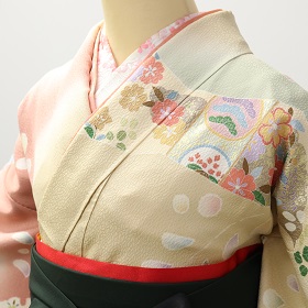 先生用、正絹訪問着＋袴レンタル|houmonngi-hakama-001|大阪。地下鉄都島駅徒歩1分