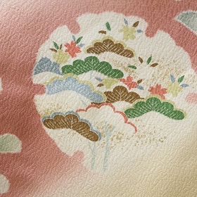 先生用、正絹訪問着＋袴レンタル|houmonngi-hakama-001|大阪。地下鉄都島駅徒歩1分