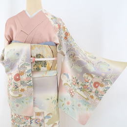 正絹辻が花高級訪問着【HR-3024】|訪問着レンタル|大阪都島、日産呉服・和田甚