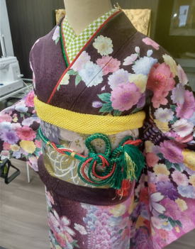 正絹京友禅、押切もえ振袖【FUN-1011】振袖レンタル|大阪、日産呉服・都島店