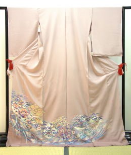 正絹西肇子作・本加賀色留袖、ピンク|itr-001|レンタル大阪 正絹西肇子作・本加賀色留袖、ピンク、レンタル大阪