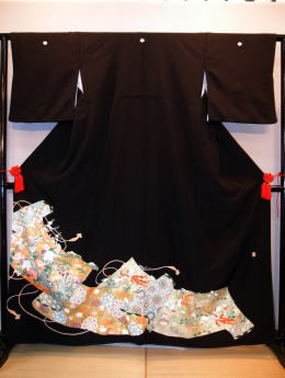 正絹最高級久保耕黒留袖|tr-010|留袖レンタル大阪 正絹最高級久保耕黒留袖|tr-010|留袖レンタル大阪
