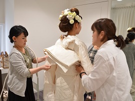 楽で着崩れの無い着付・和装に映えるヘアー&メイク|レンタルキモノ|大阪・日産呉服・和田甚 楽で着崩れの無い着付・和装に映えるヘアー&メイク|レンタルキモノ|大阪・日産呉服・和田甚