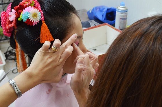 和装メイク＆ヘアーセット|キモノレンタル|大阪、都島・和田甚